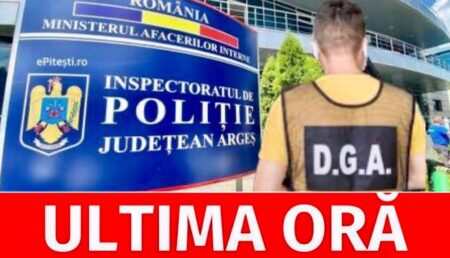 Breaking. Polițist din Pitești – reținut! DGA lovește decisiv!