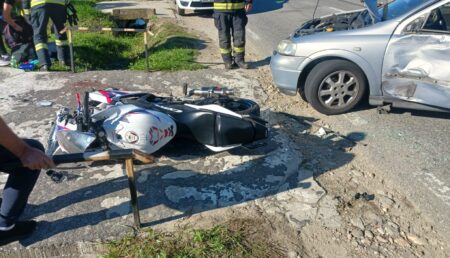 Argeș: Accident de motocicletă! Tânăr de 16 ani, dus de urgență la spital UPDATE