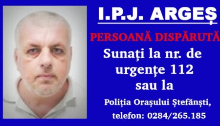 Argeș: Ce s-a întâmplat cu bărbatul dispărut fără urmă săptămâna trecută