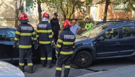 Pitești: Accident frontal aproape de centrul orașului!