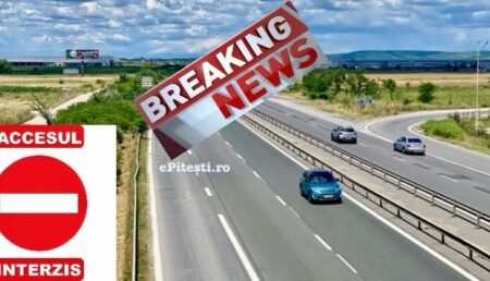 NEWS ALERT: Trafic restricționat pe autostrada A1, București-Pitești