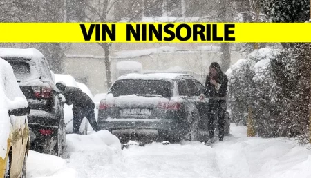 Ultima oră! Vine iarna: Ninsori abundente și temperaturi extreme