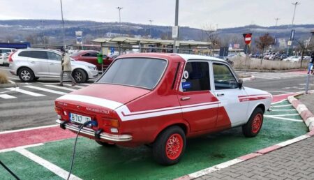 Spectaculos! Și-a transformat Dacia 1300 într-o mașină electrică