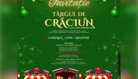 Târgul de Crăciun revine la Mioveni: atmosferă festivă și cadouri unice 