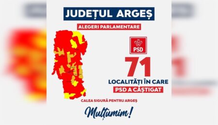 PSD Argeș a câștigat alegerile parlamentare!