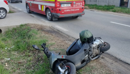 Argeș: Incredibil! Doi minori implicați într-un accident pe motocicletă