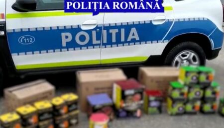 Operațiune fulger în Argeș: Peste o tonă de materiale pirotehnice confiscată de polițiști!