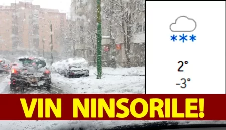 Vine zăpada! Meteo de ultim moment!