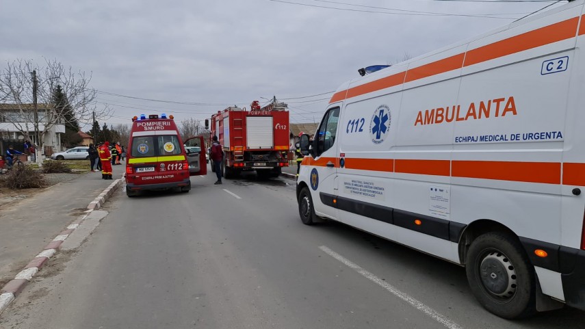 Accident grav în apropierea Piteștiului! Intervenție de urgență