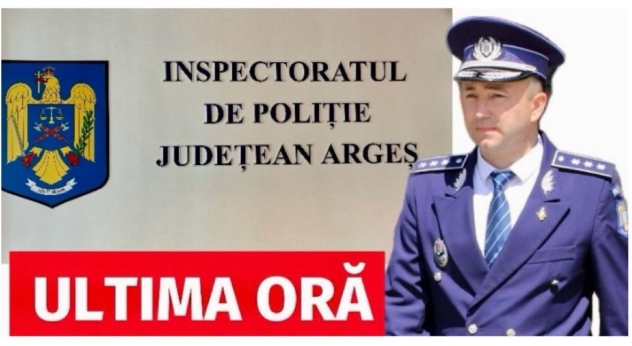 News Alert: Șef nou în Poliția Argeș!