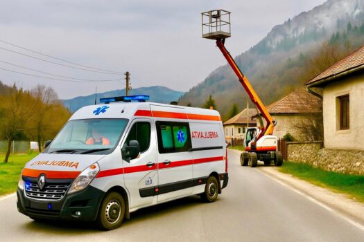 Exclusiv: Incident deosebit de grav: S-a electrocutat într-o nacelă