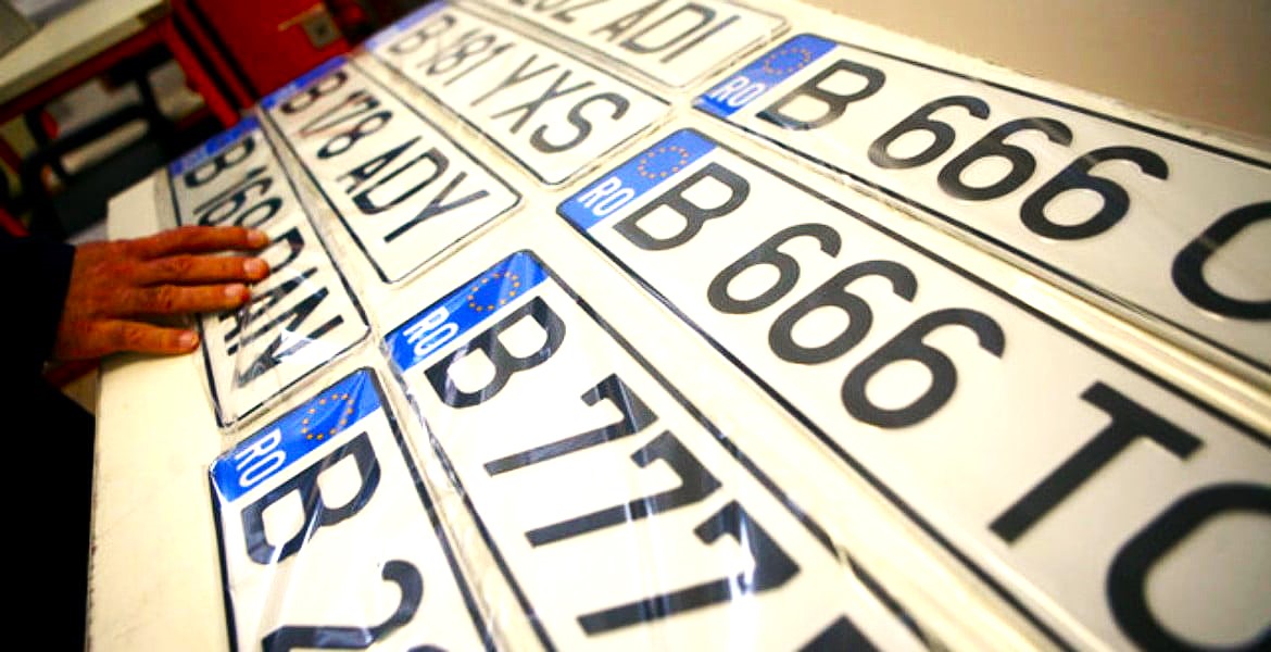 Nou! Licitații pentru numere personalizate de înmatriculare în România: până la 5.000 de euro
