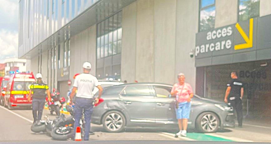 Accident grav, lângă Pitești Arena
