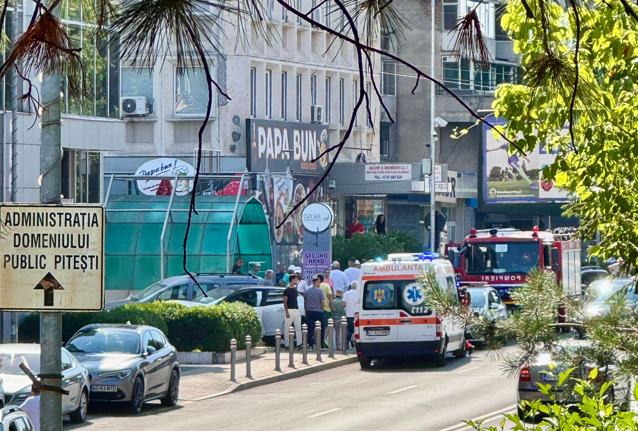 Pitești. Accident în Centru, acum!