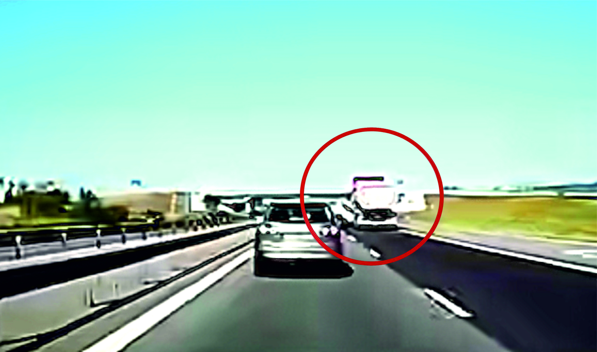 Accident grav pe A1, spre Pitești, surprins de cameră – Imagini video