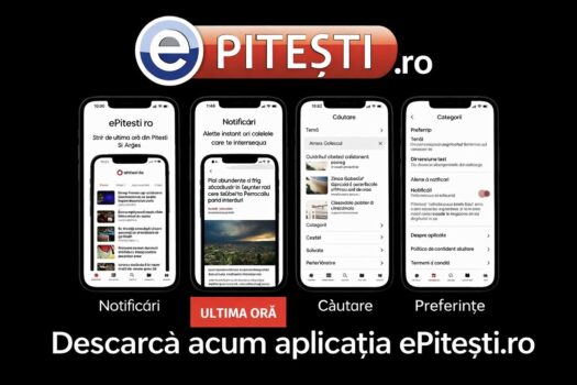 ePitești, publicația nr.1 din Argeș, are aplicație mobilă!