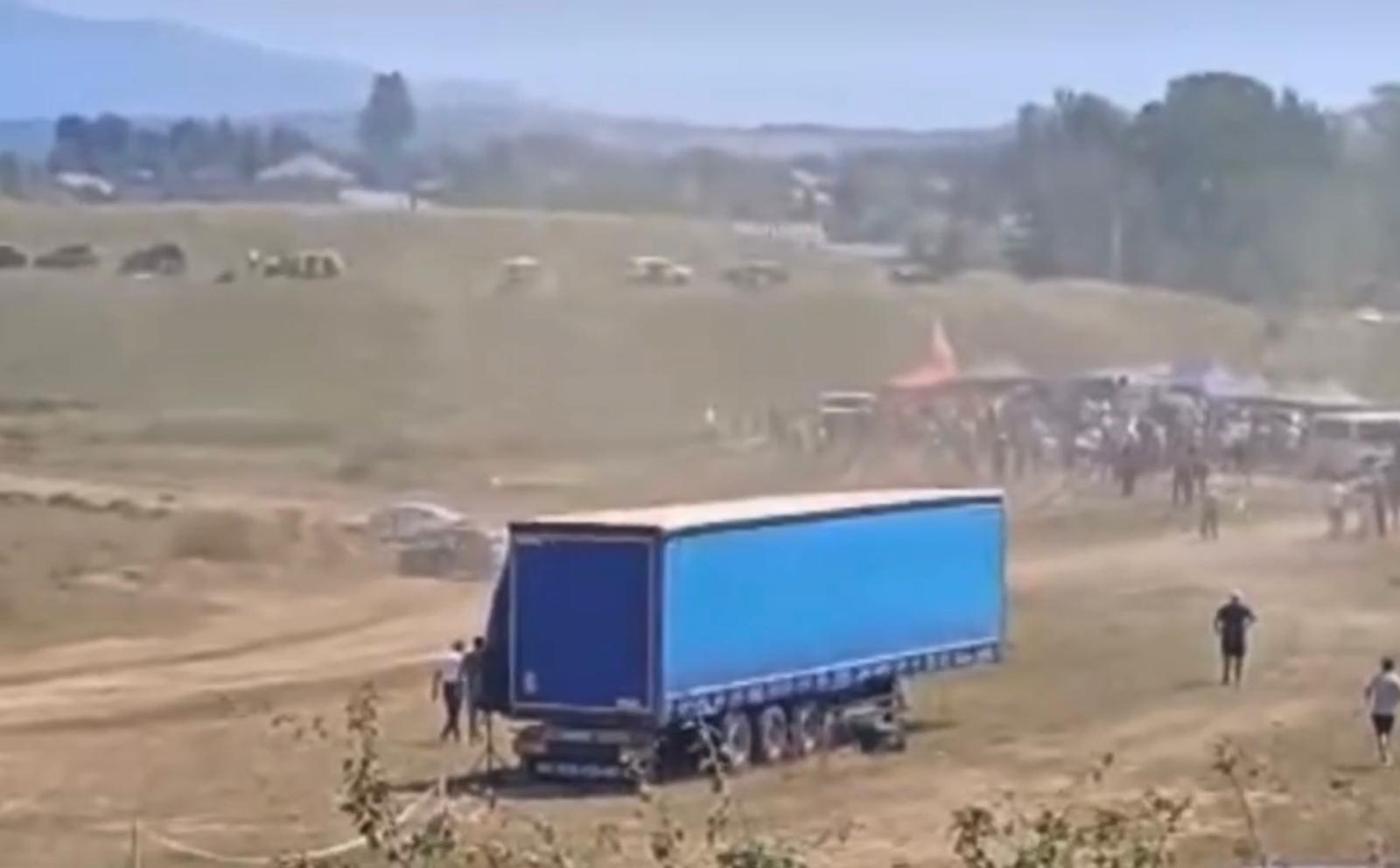 Video. Panică la Rally Cross