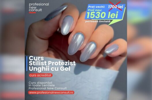 Oferta verii la Profesional New Consult Pitești – Curs Stilist Protezist Unghii cu gel, redus cu 10%