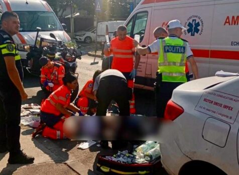 Clipe dramatice: Resuscitat în plină stradă, în timpul examenului auto