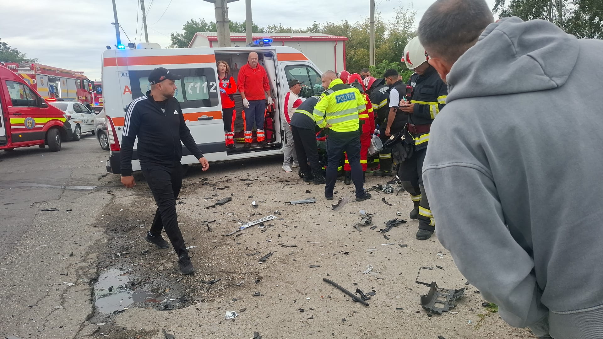 Așa s-a produs accidentul grav din Pitești! Printre victime, și un copil