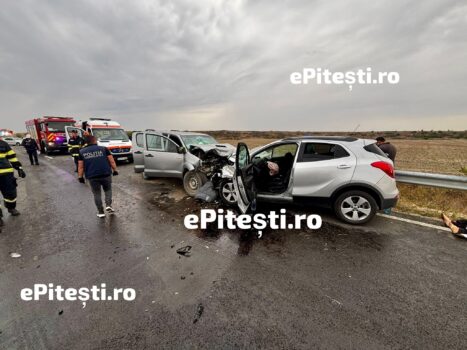 Accident deosebit de grav, în Popești, Argeș: 7 oameni răniți și un om mort!