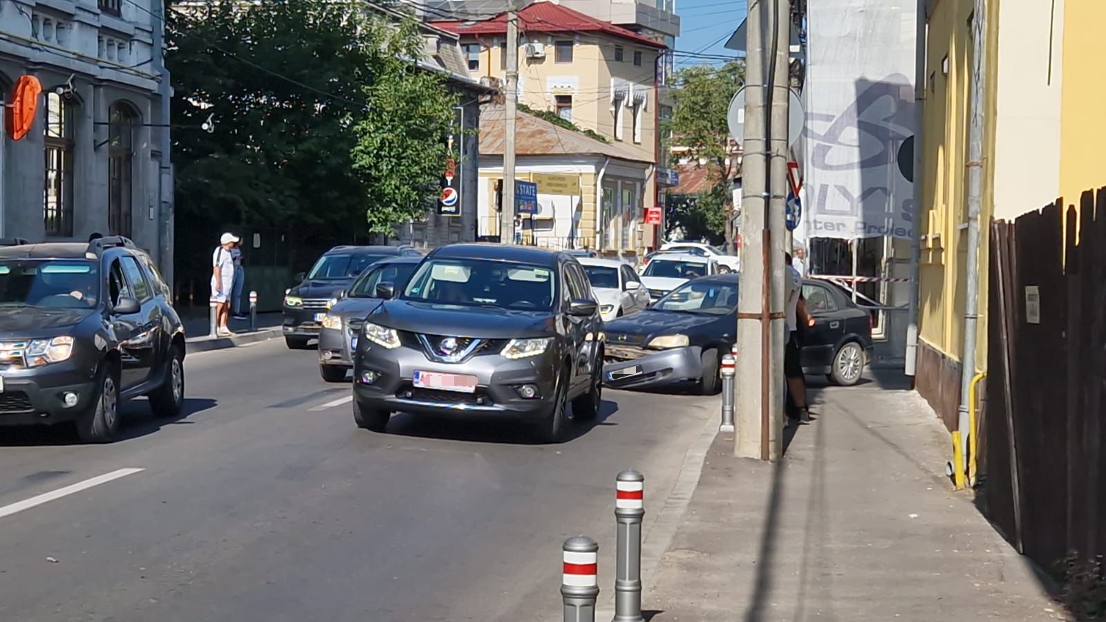 Accident în fața