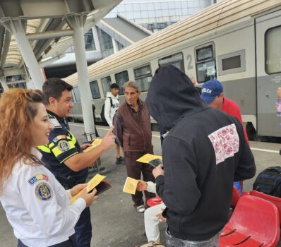 Elevii din Pitești, față în față cu polițiștii. pericol nevăzut!