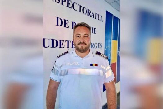 Un polițist rutier din Argeș, exemplu de curaj