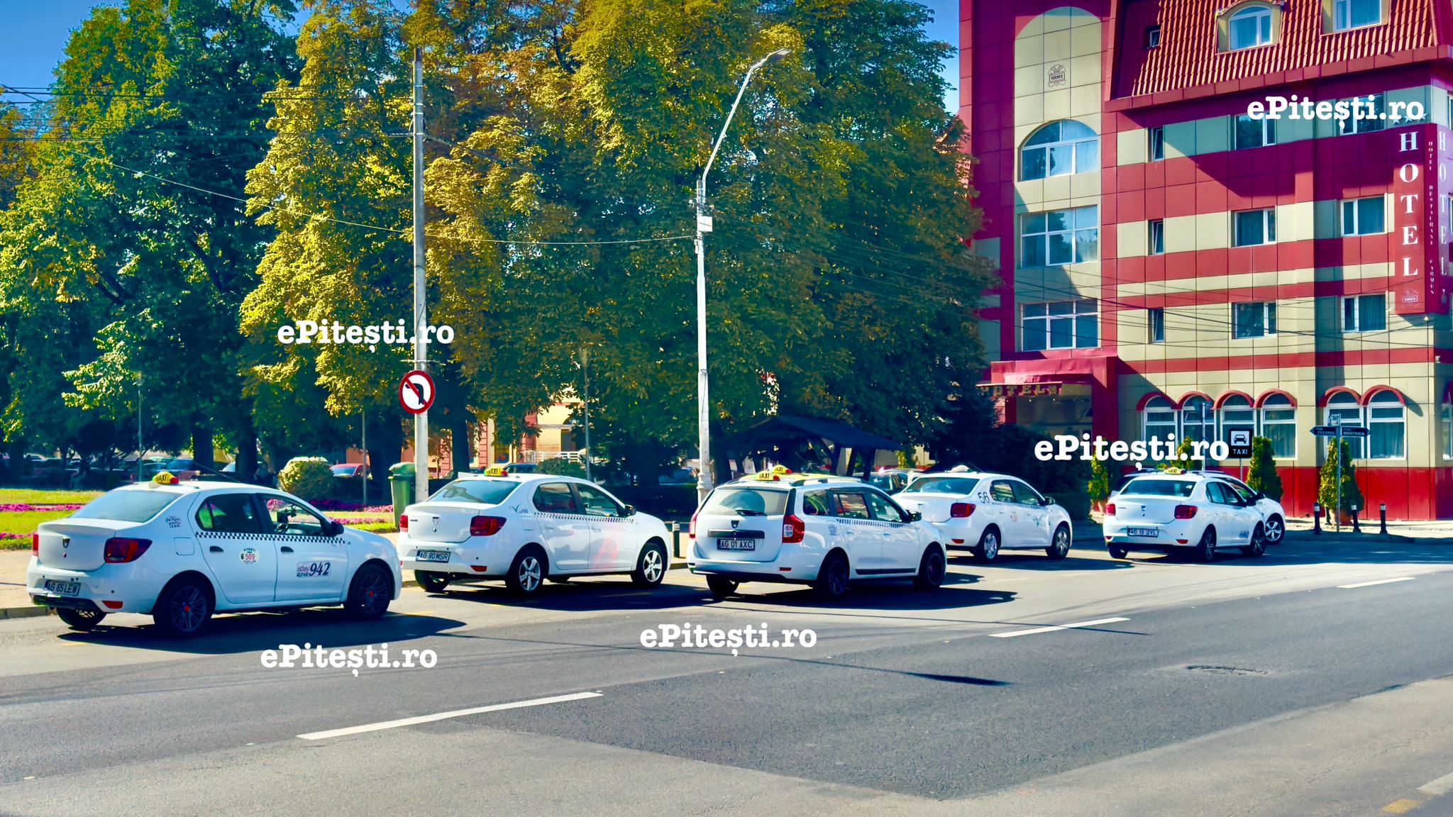 Unde mai stau taxiurile în Pitești. Modificări importante