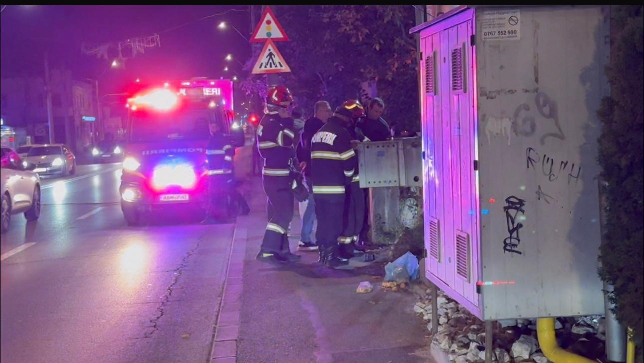 Pitești. Panică lângă LIDL: Miros înecăcios de gaze, pompierii intervin de urgență