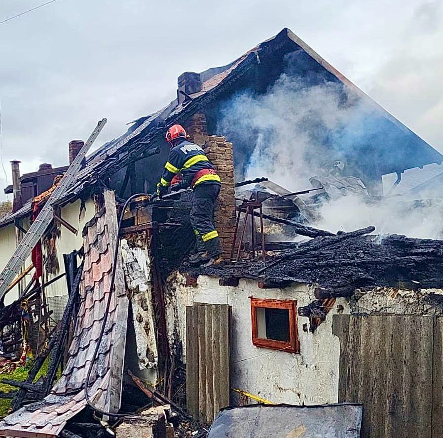 ISU Argeș rupe tăcerea! Cum a pornit, de fapt, incendiul din Rucăr