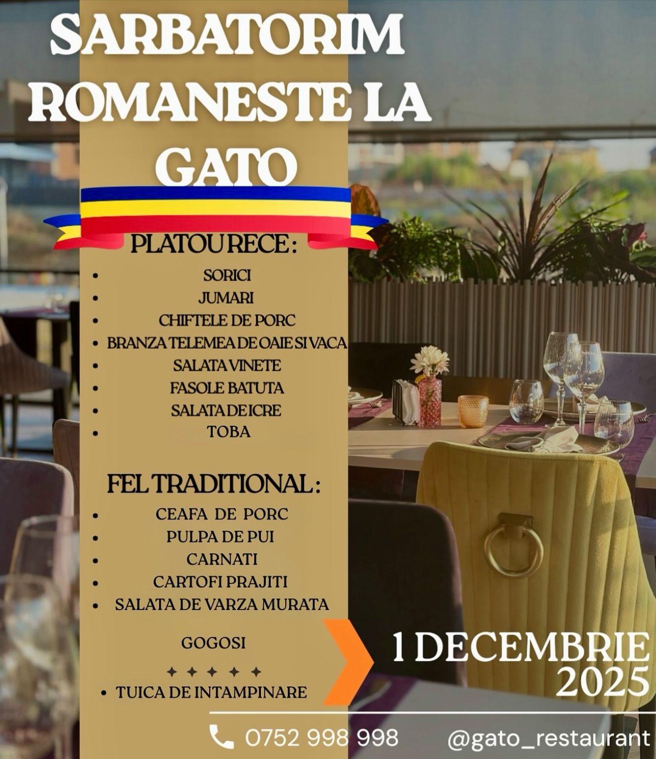 Restaurant Goto, 1 decembrie