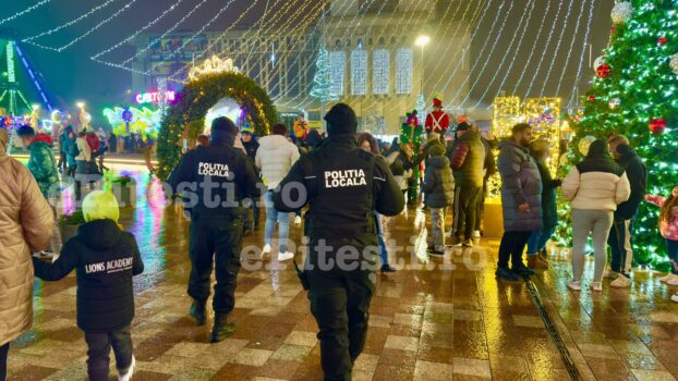 Poliția Locală „s-a pus” pe cerșetorii din Târgul de Crăciun din Pitești