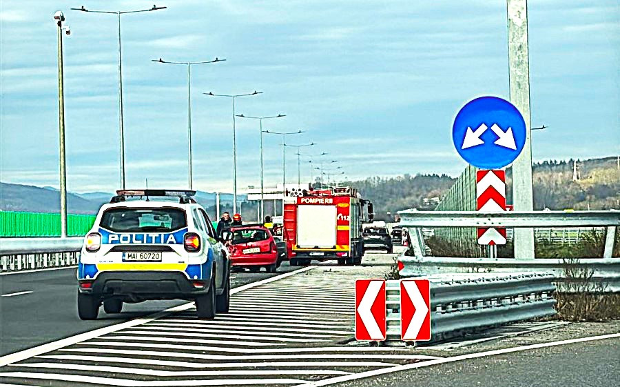 Accident cu victime pe autostrada A1, spre Pitești: trafic restricționat
