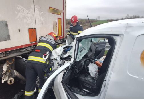 Accident pe DEX Pitești-Craiova!