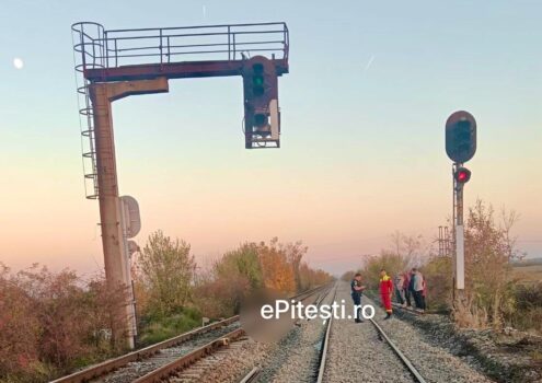 Accident feroviar grav! Persoană decedată într-un mod brutal, în Argeș