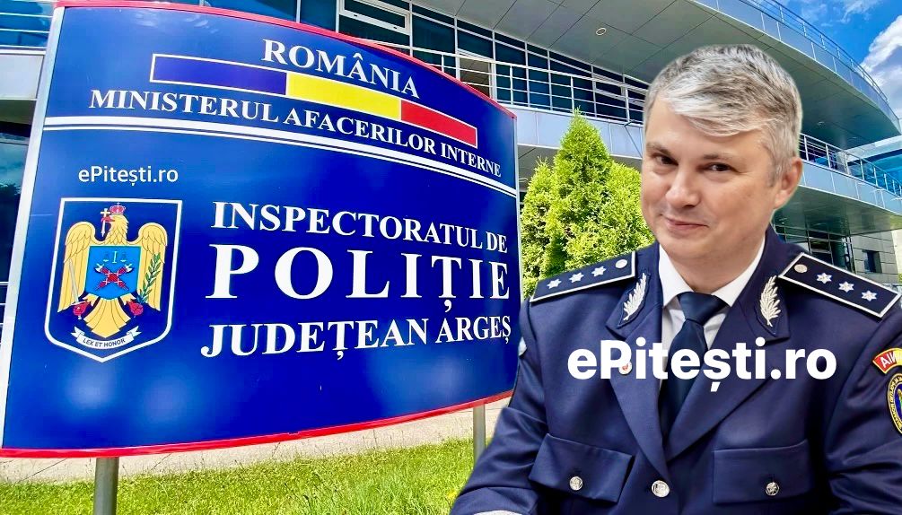 Exclusiv. Mutare de forță la Poliția Pitești! Comisarul-șef Florin Stan, numit adjunct