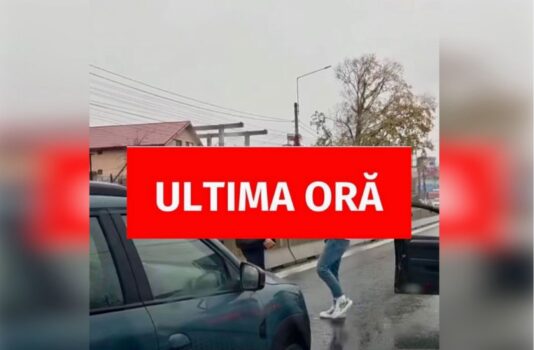 Șocant: Doi șoferi și-au împărțit pumni în stradă!