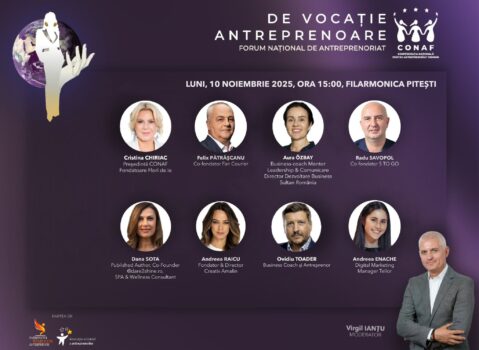 CONAF aduce lideri din antreprenoriat la ”De Vocație Antreprenoare” Pitești