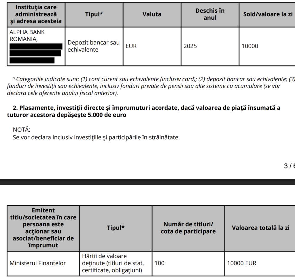 Declarație de avere
