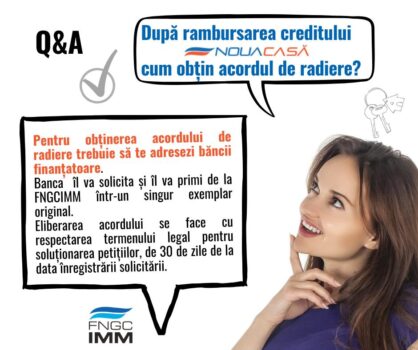 Informații utile despre radierea ipotecii în cadrul programului Prima Casă/Noua Casă