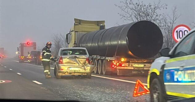 Blocaj pe Autostrada A1! Accident cu victimă
