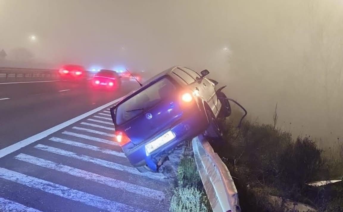 Accident cum rar vezi pe A1, lângă Pitești