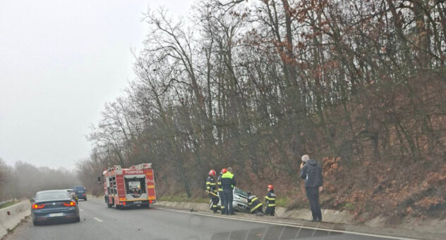 Accident pe DN65, la Albota, în Argeș!