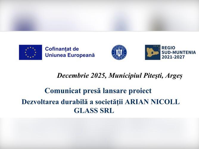 Dezvoltarea durabilă a societăţii ARIAN NICOLL GLASS SRL