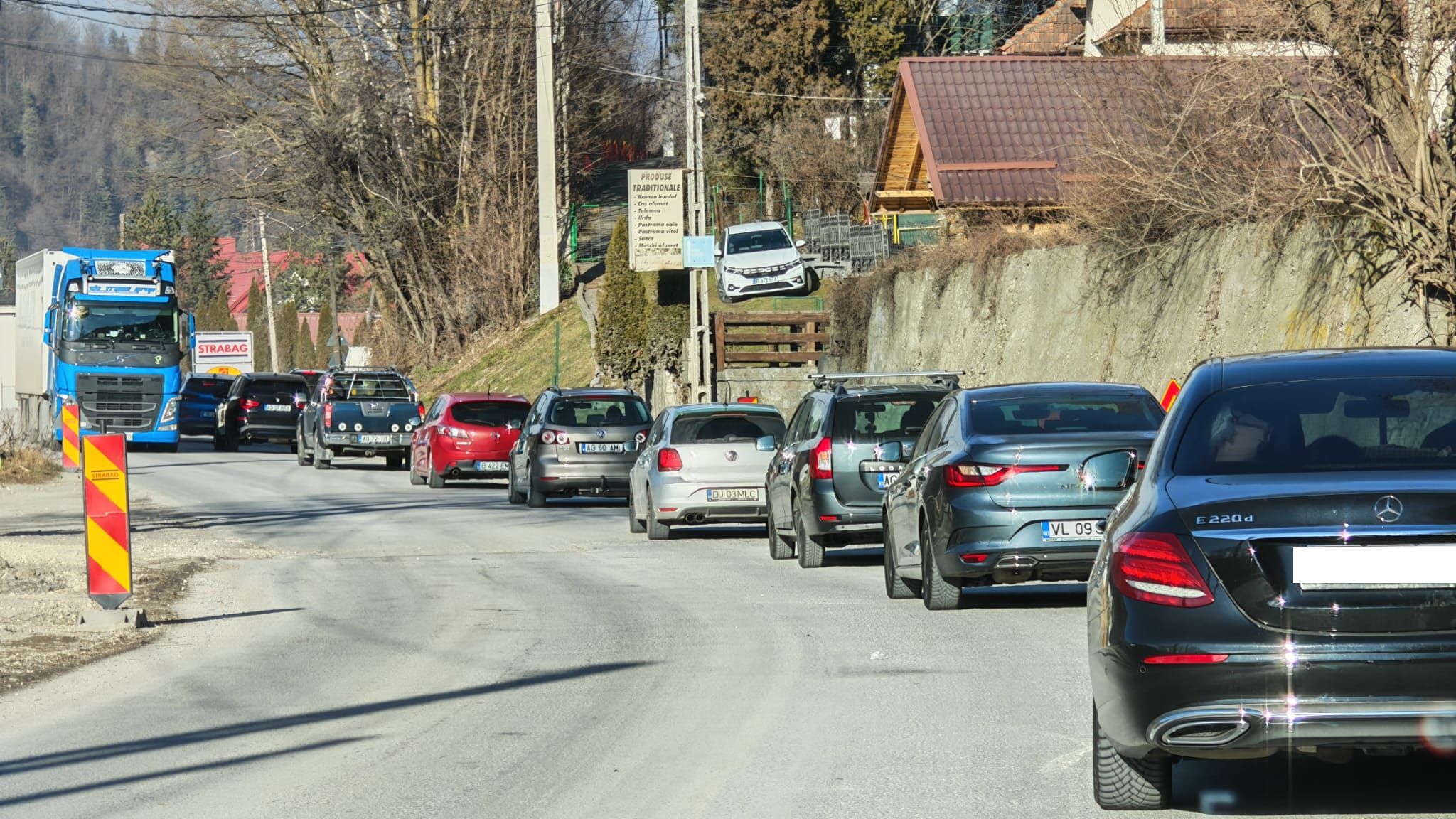 Dezastru spre munte, pe DN 73!