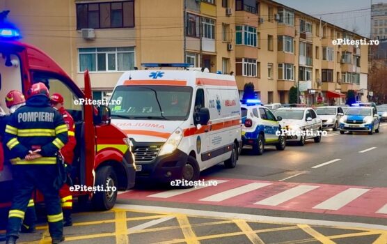 Pitești: Șofer de 70 de ani a lovit o femeie pe trecerea de pietoni, în Centru