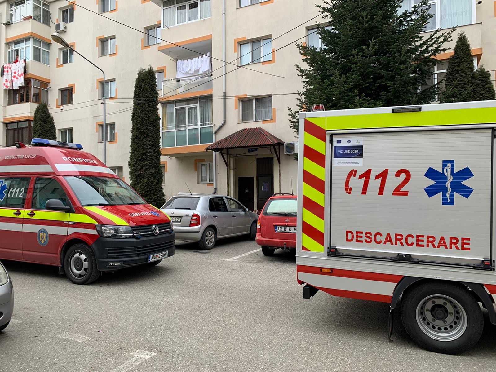 Femeie căzută de la etaj în Mioveni!