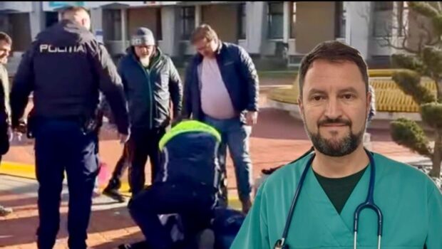 Intervenție eroică a polițiștilor în Pitești! În ce stare se află bărbatul prăbușit în Centru – VIDEO