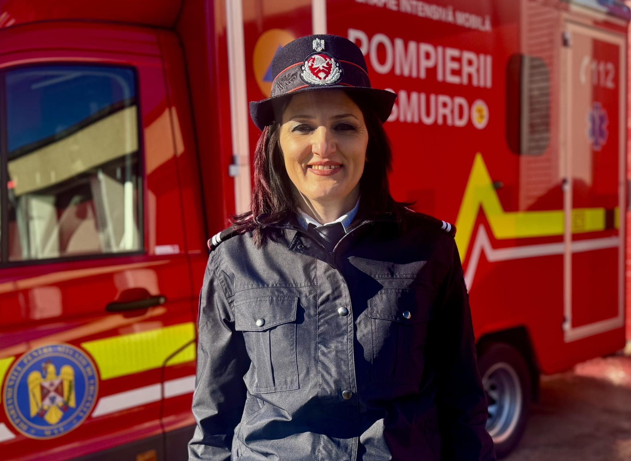 Locotenent Neagoe Mihaela, de la ISU Argeș: intervenție salvatoare în trafic